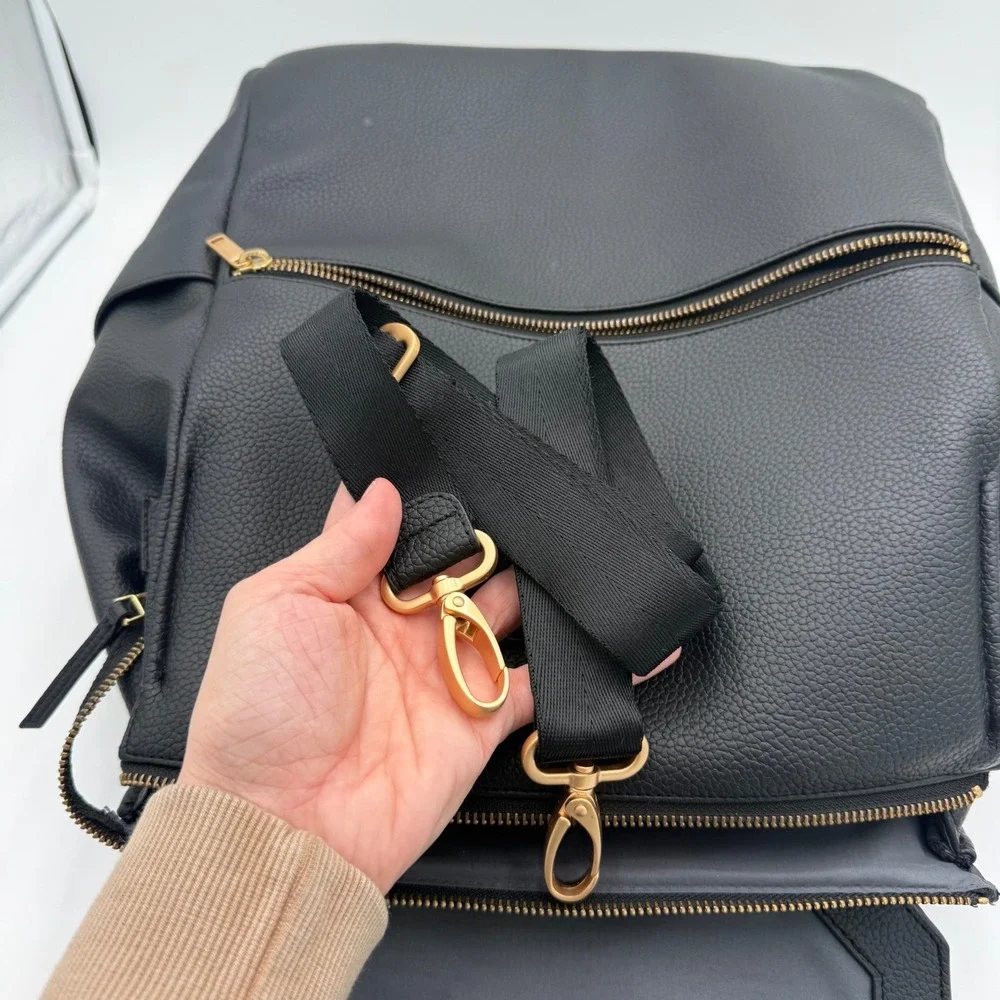 Freshly Picked Convertible Classic Diaper Bag II Backpack Large Vegan Leather - Picture 10 of 10